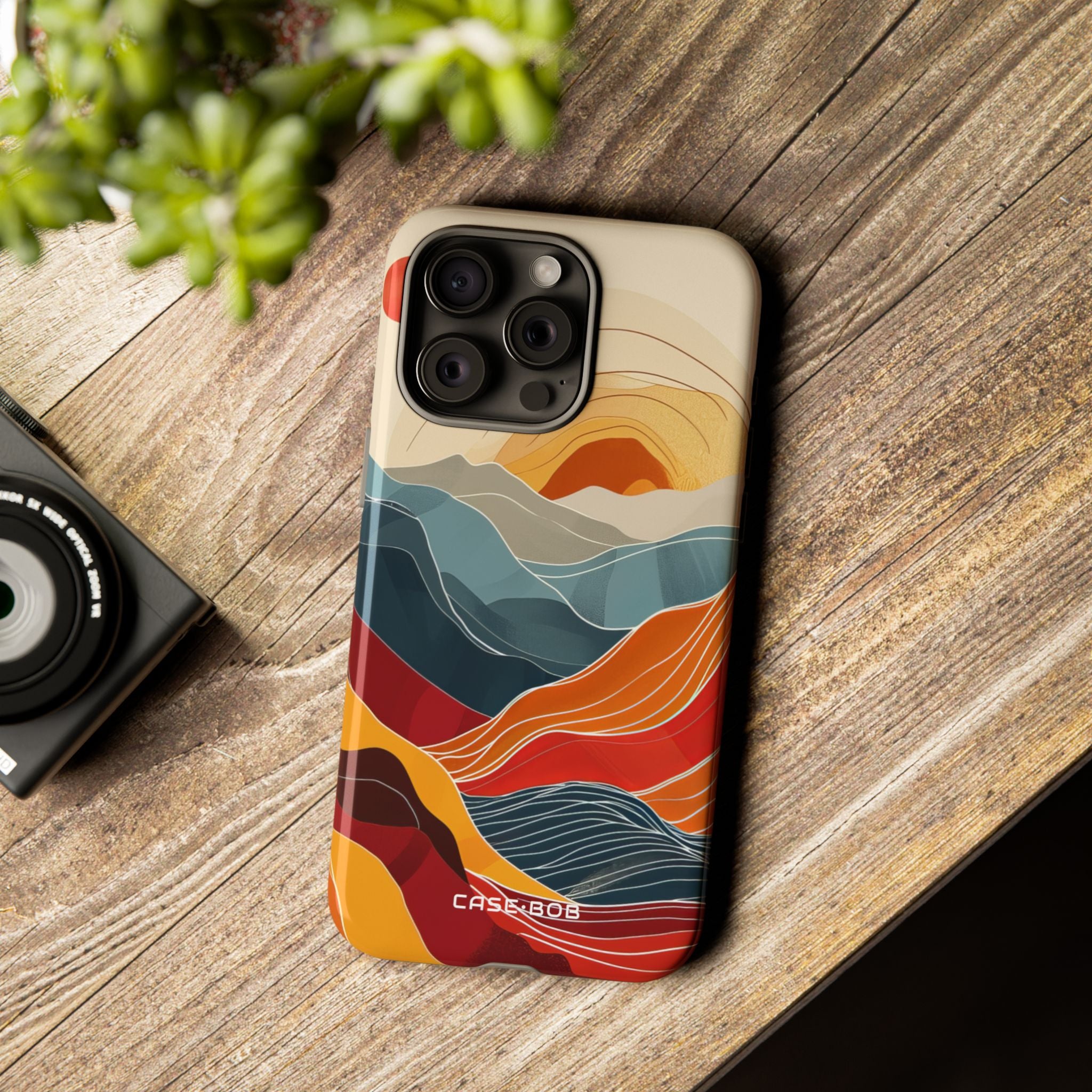Sunlit Ridges iPhone 15 Pro Max Case - Tough