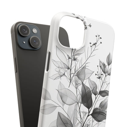 Botanical Line Harmony iPhone 15 - Slim Phone Case