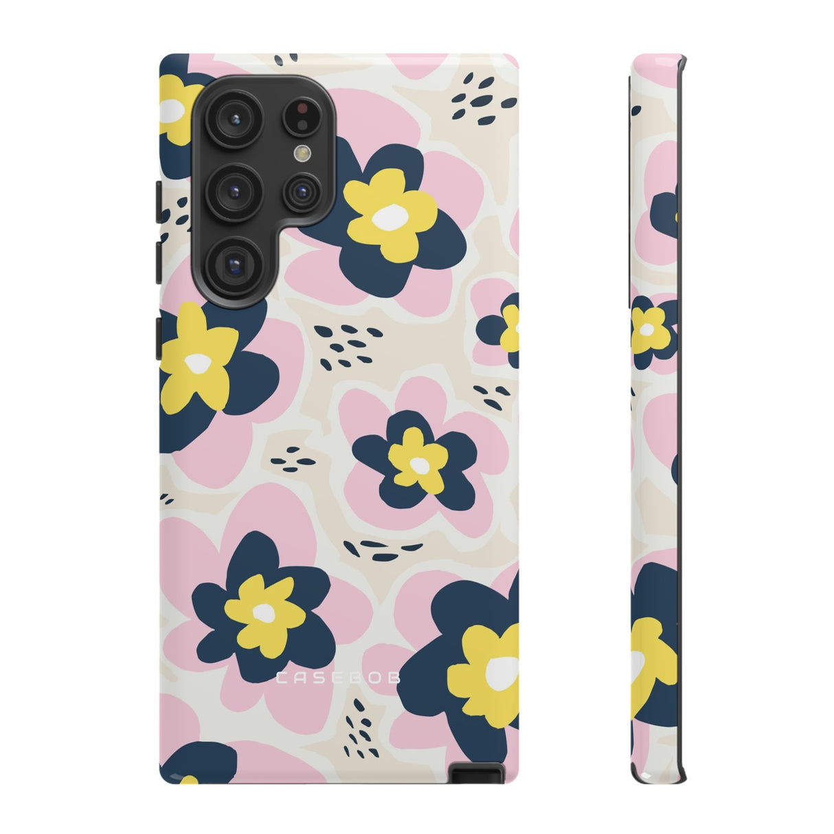 Pink Happy Flower - Protective Phone Case