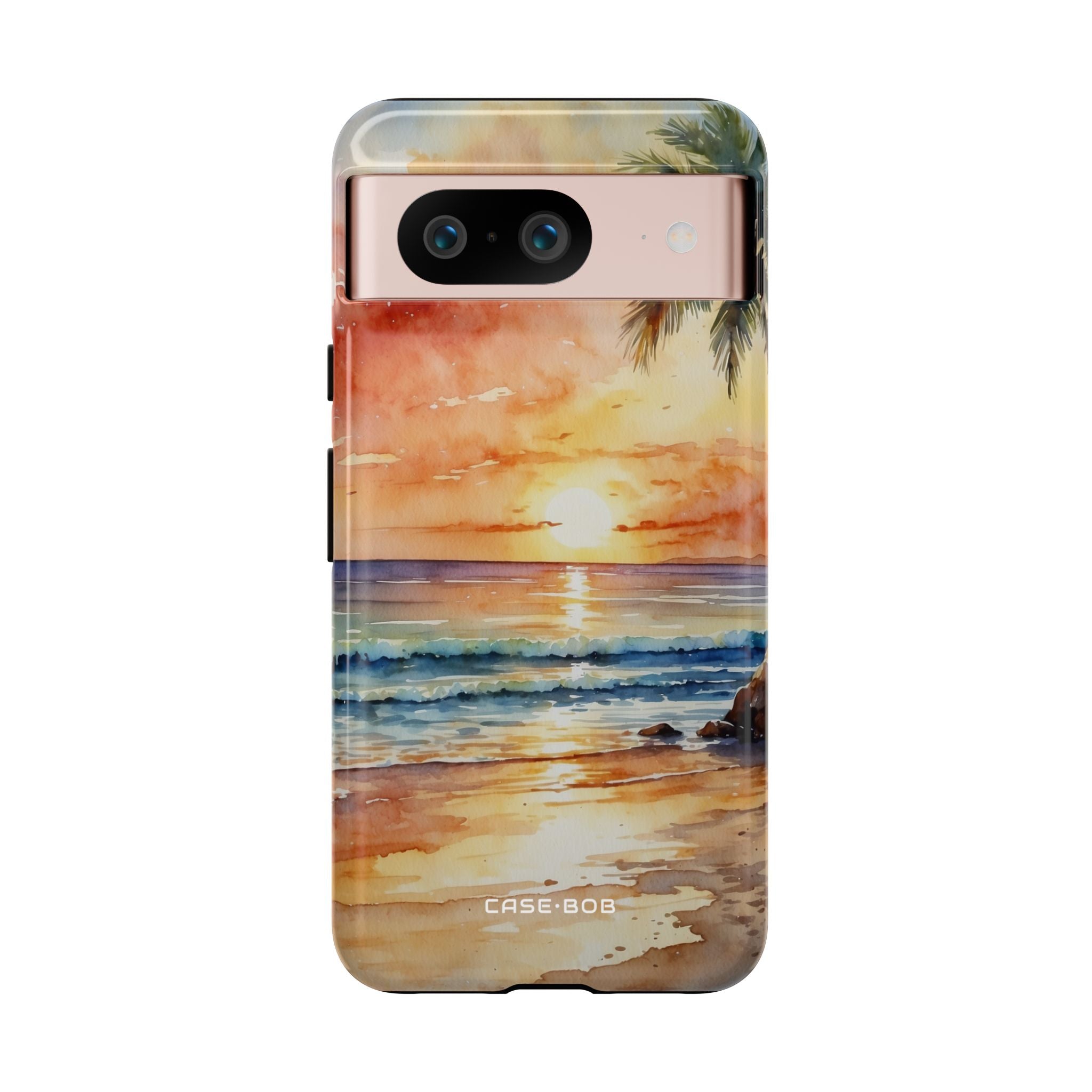 Sunset Palm Google Pixel 8 Case - Tough