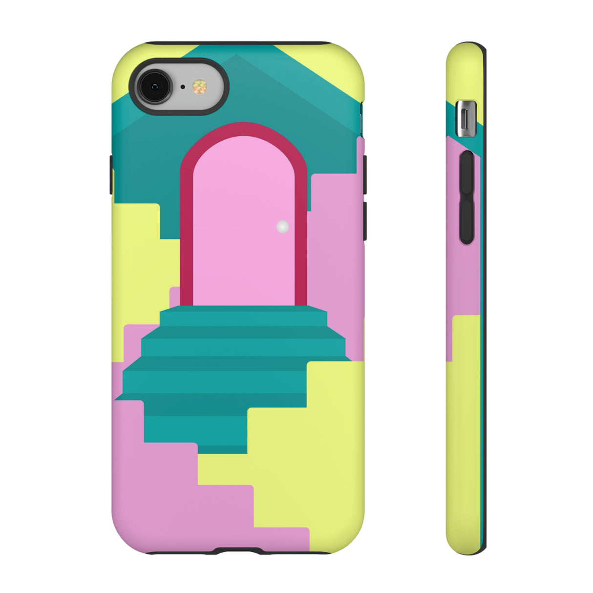 Vector Illustration of Stairs - Protective Phone Case