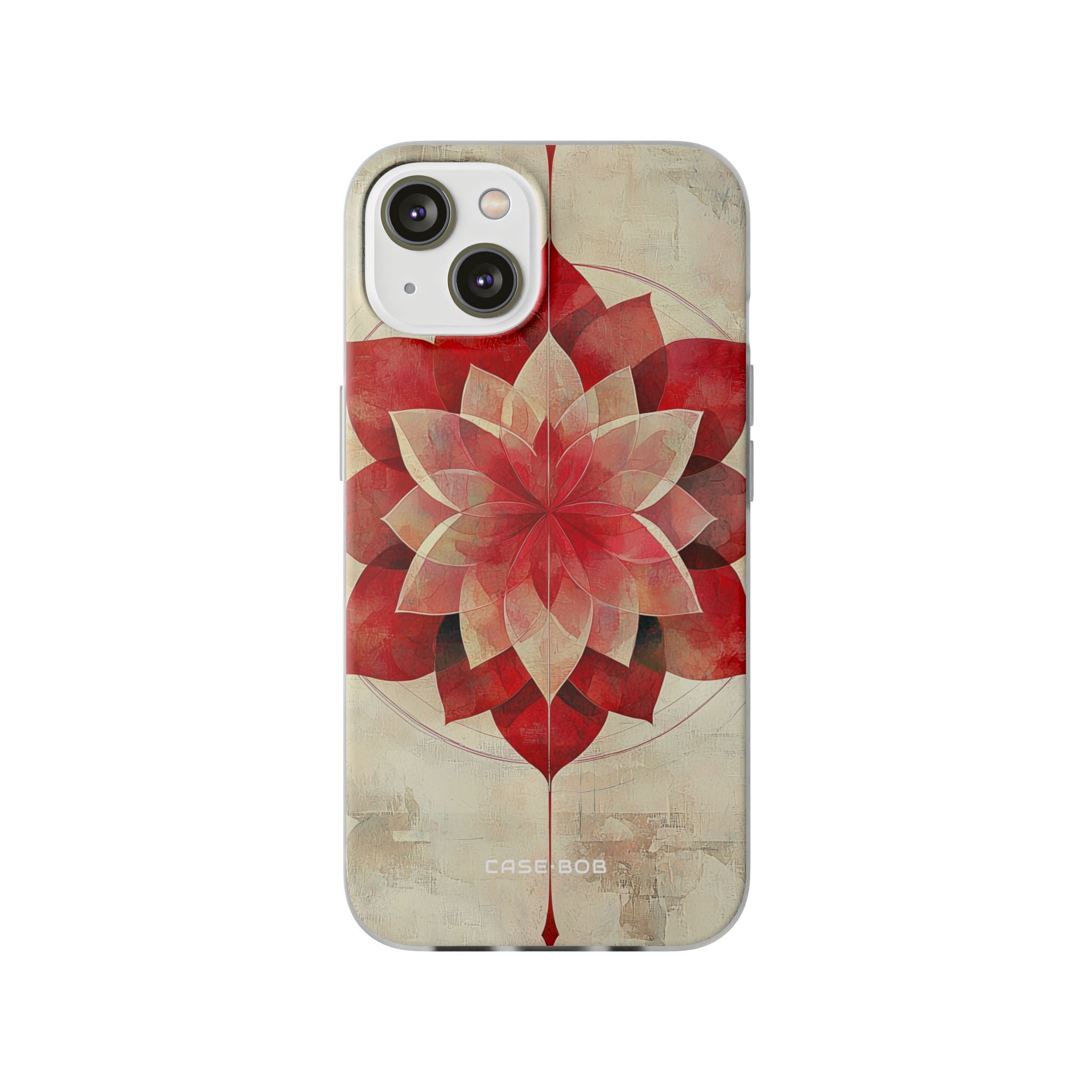 Crimson Bloom iPhone 14 Case - Soft