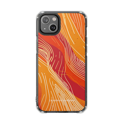 Gradient Flowwave Essence iPhone 14 - Clear Impact Phone Case