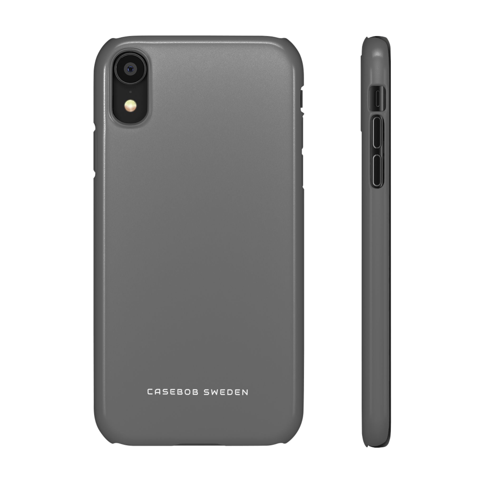 Dim Gray  iPhone X - Slim Phone Case