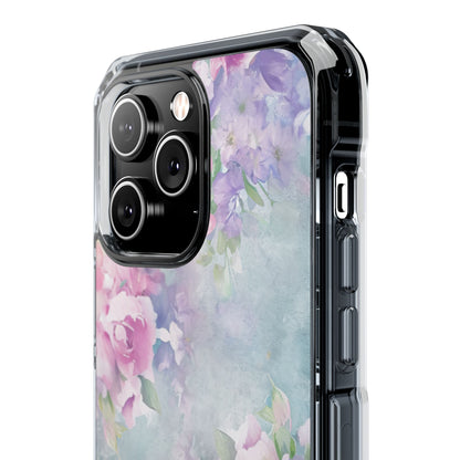 Dreamy Floral Watercolor - Clear Impact iPhone 14 Phone Case