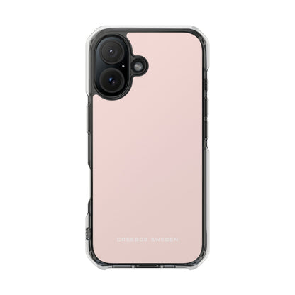 Misty Rose iPhone 16 - Clear Impact Phone Case