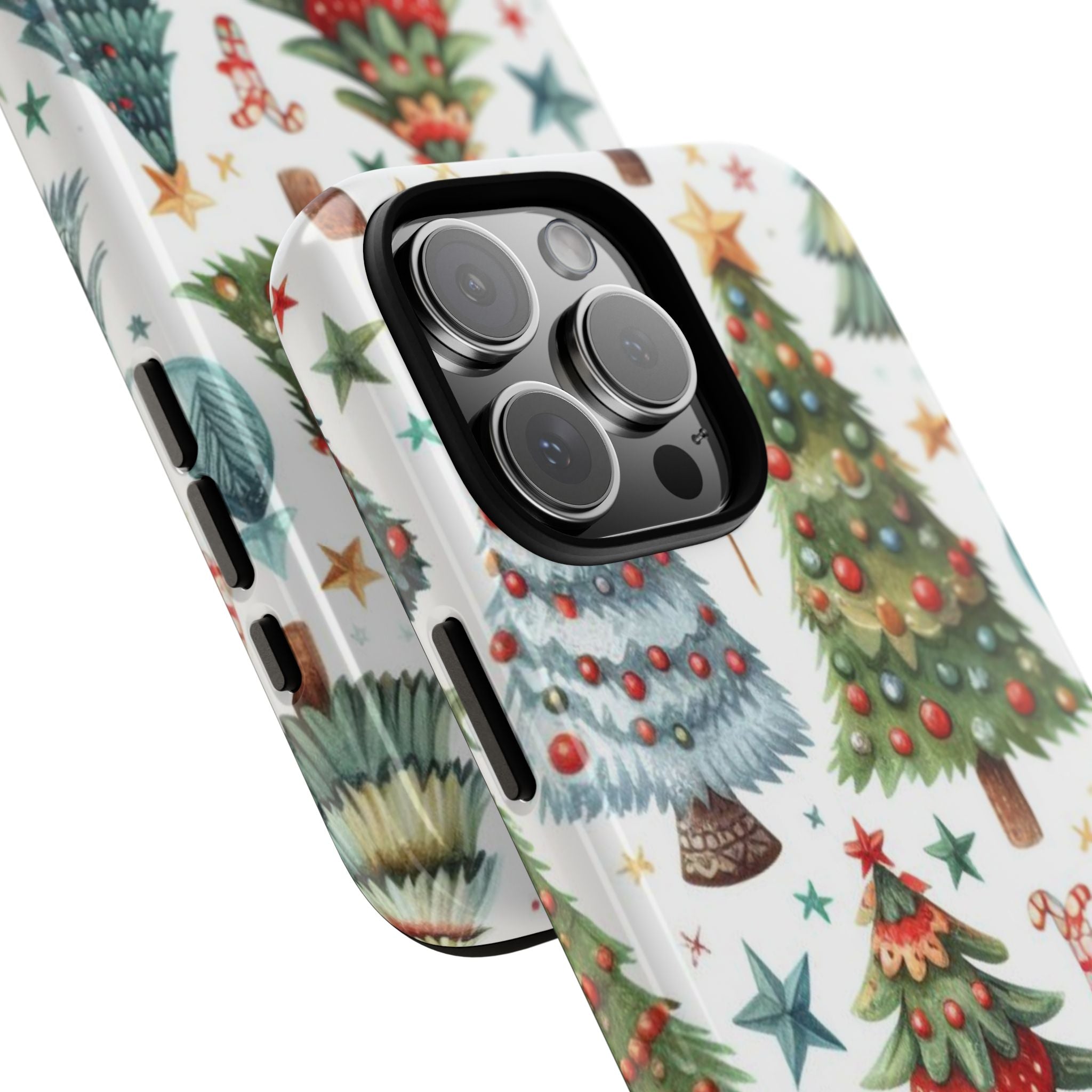 Whimsical Trees Sparkle - iPhone Case