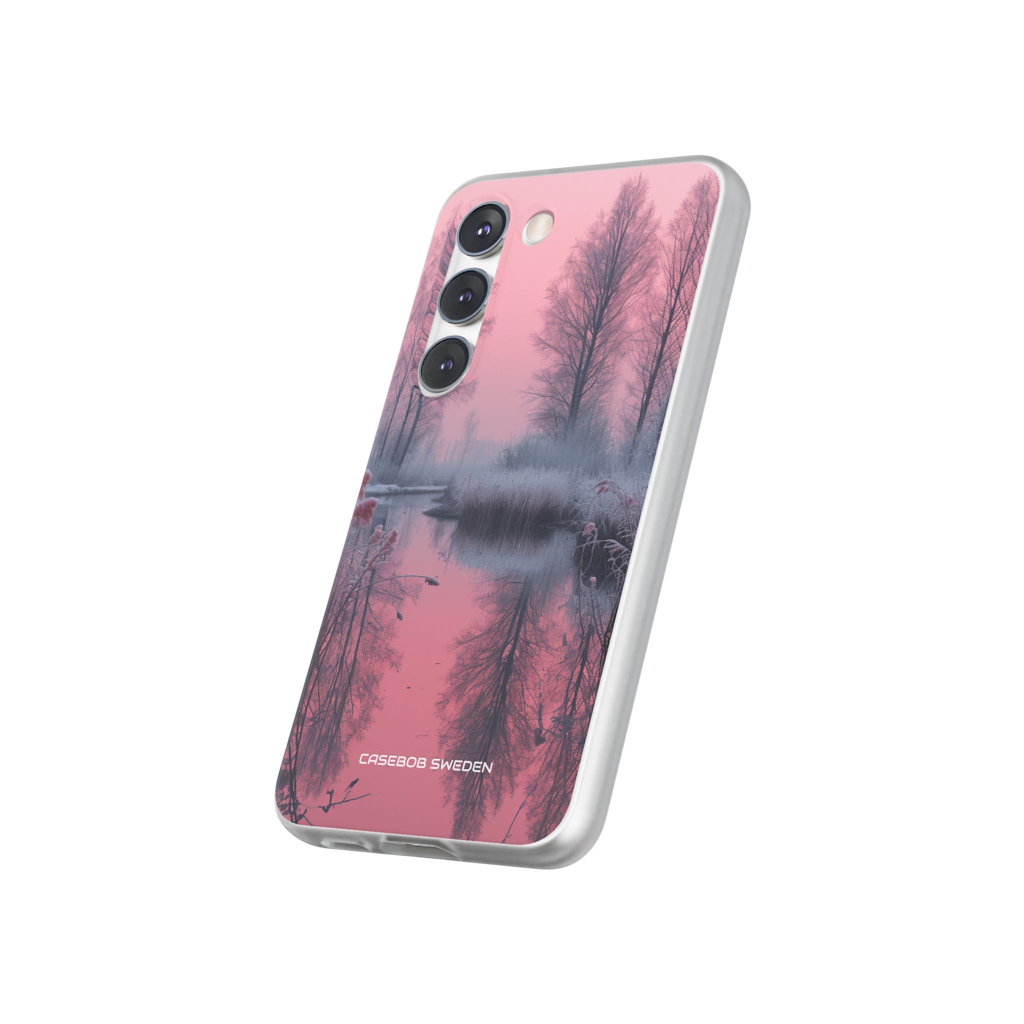 Pink Serenity Case - Flexi Samsung S23 Phone Case