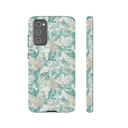 Light Green Leaf - Protective Phone Case