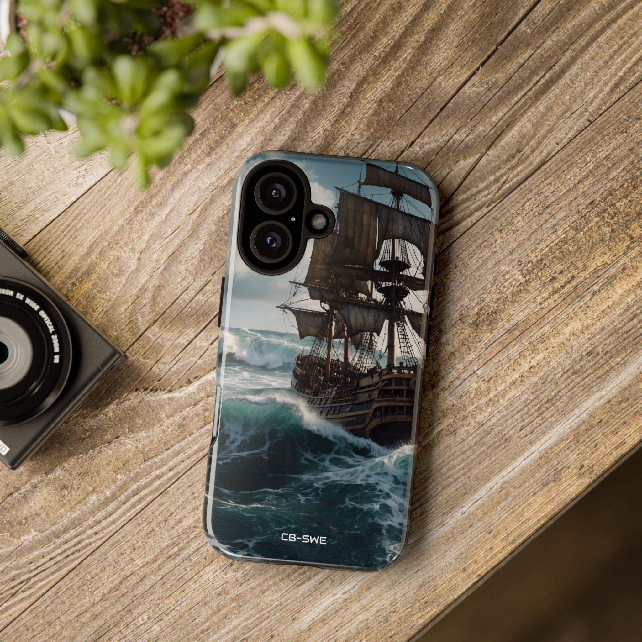 Ship Faces Waves - iPhone Case