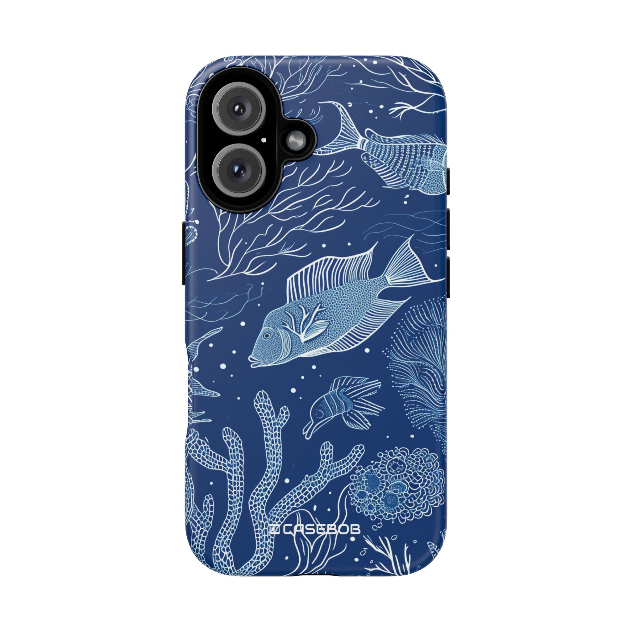 Underwater Serenity: Intricate Line Art - for iPhone 16