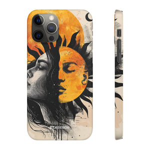 Sunlit Duality | Slim Phone Case for iPhone