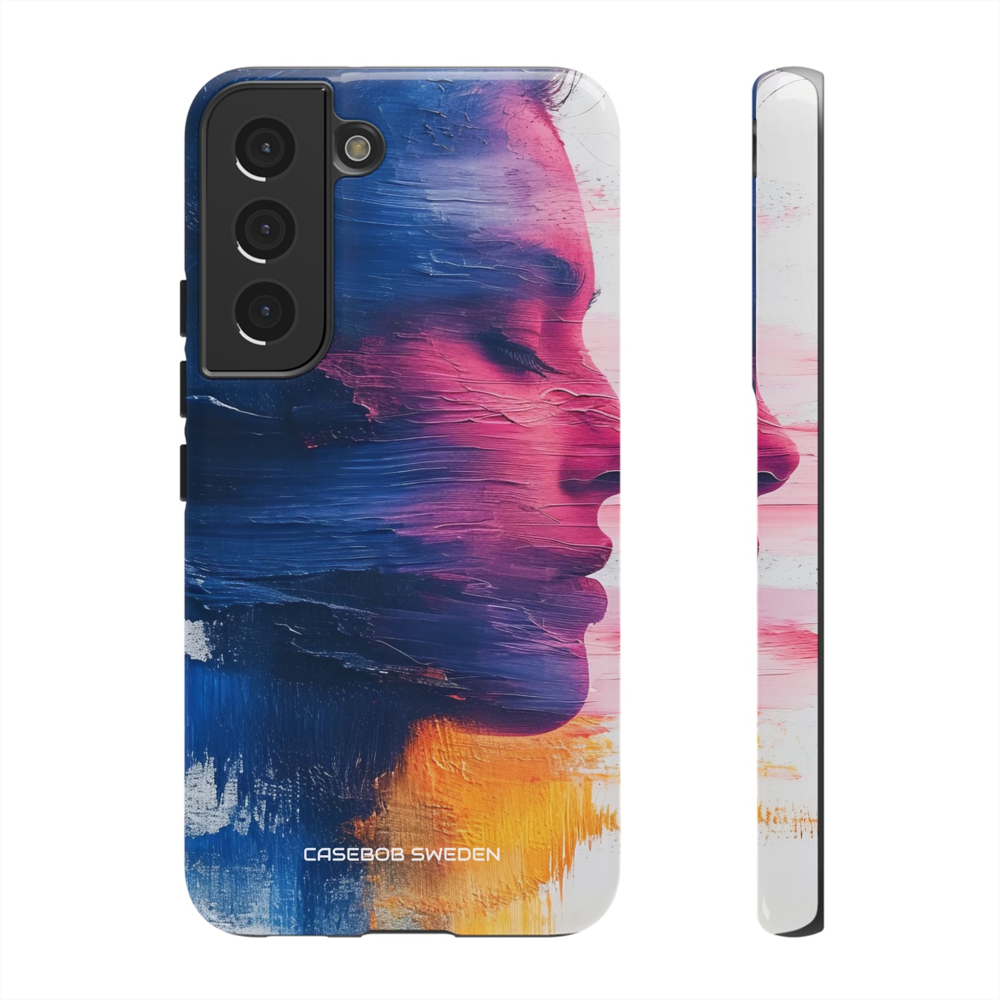 Blue Magenta Portrait - Tough Samsung S22 Phone Case