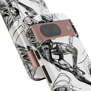 Dynamic Athletic Surrealism | Protective Phone Case for Google Pixel