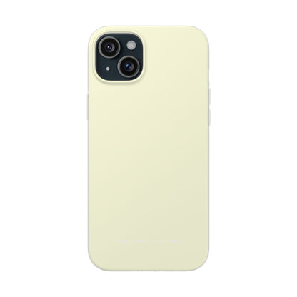 Light Yellow iPhone 15 - Flexi Phone Case