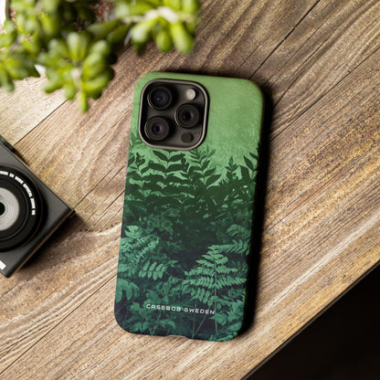 Gradient Fernscape Lush iPhone 15 - Tough Phone Case