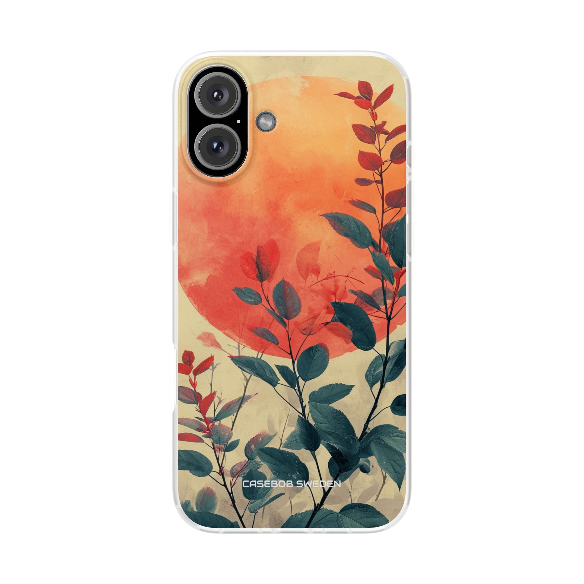 Orange Sun Harmony - Flexi iPhone 16 Phone Case