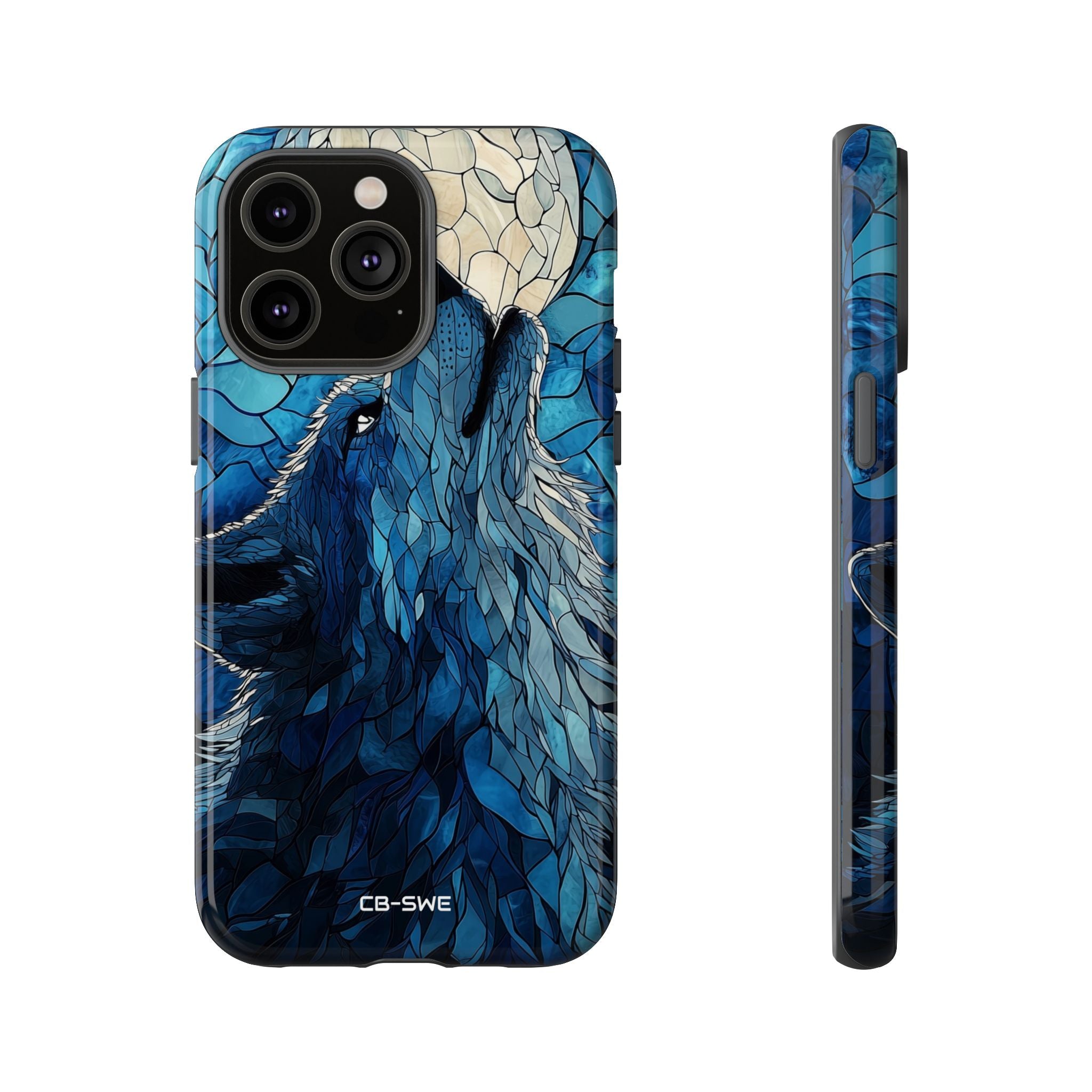 Wolf Howls Moonlight - iPhone Case