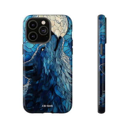 Wolf Howls Moonlight - iPhone Case