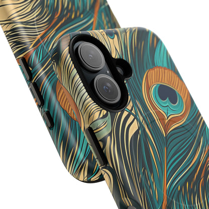 Art Nouveau Peacock Elegance iPhone 16  Tough+ Phone Case