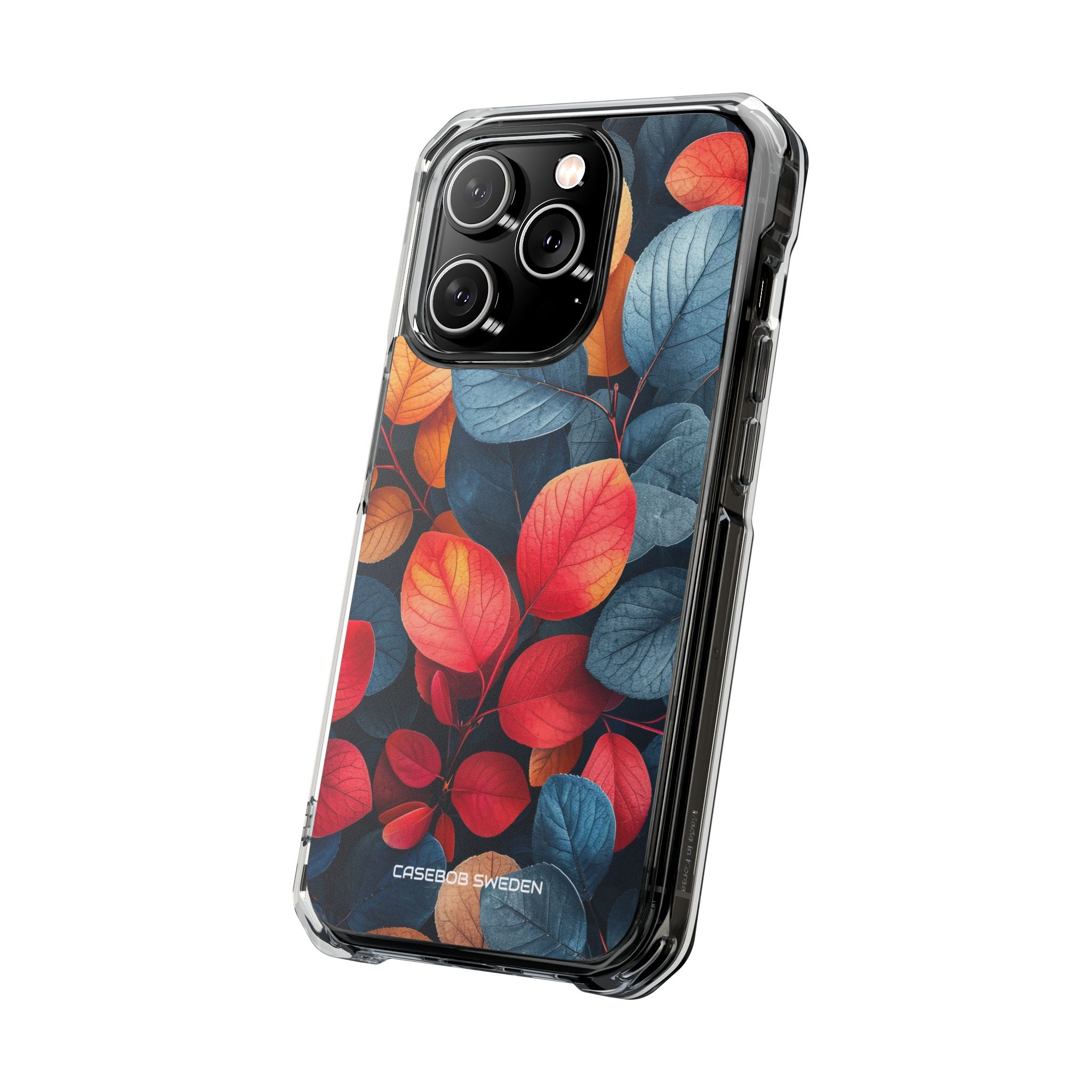 Vibrant Nature Leaves - Clear Impact iPhone 14 Phone Case