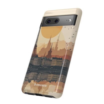 Parisian Sunset Serenity - Phone Case for Google Pixel