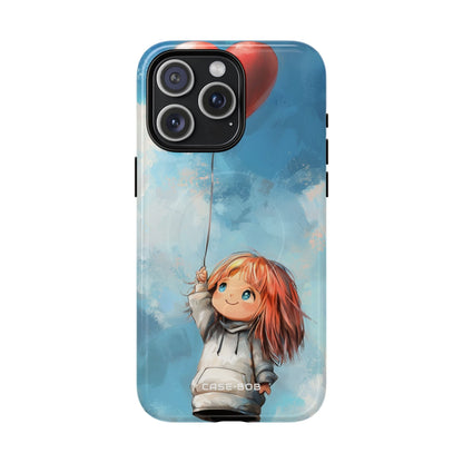Heart Balloon Whimsy iPhone 15 Pro Max Case - Tough+