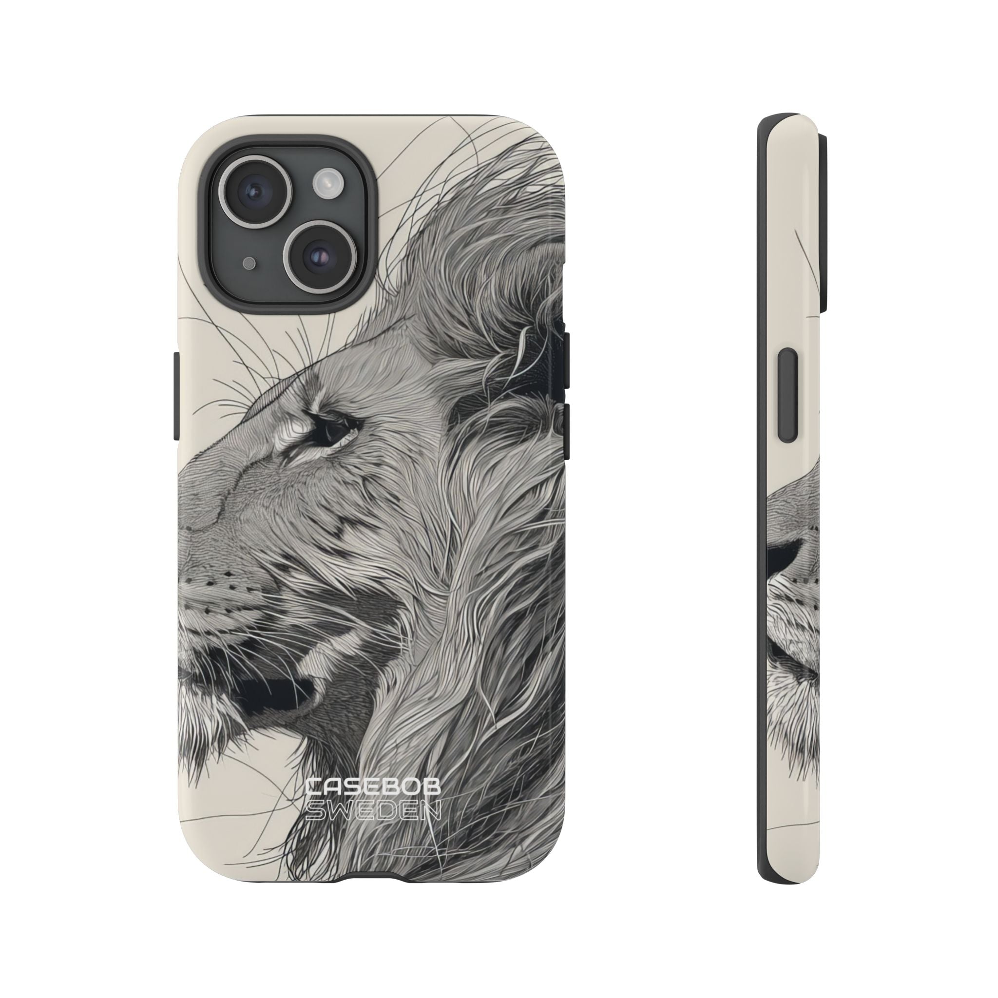 Majestic Lion Profile iPhone 15 – Robust