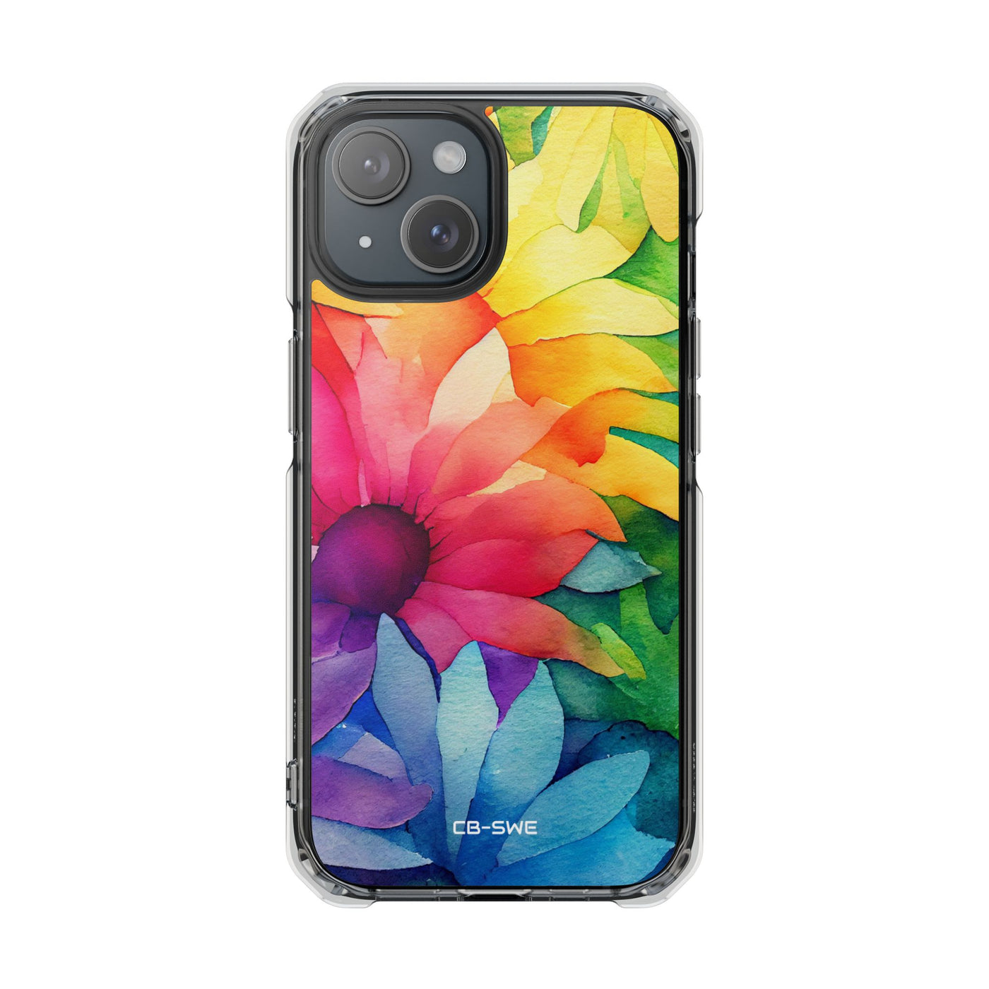 Vibrant Floral Symphony iPhone Case - Impact