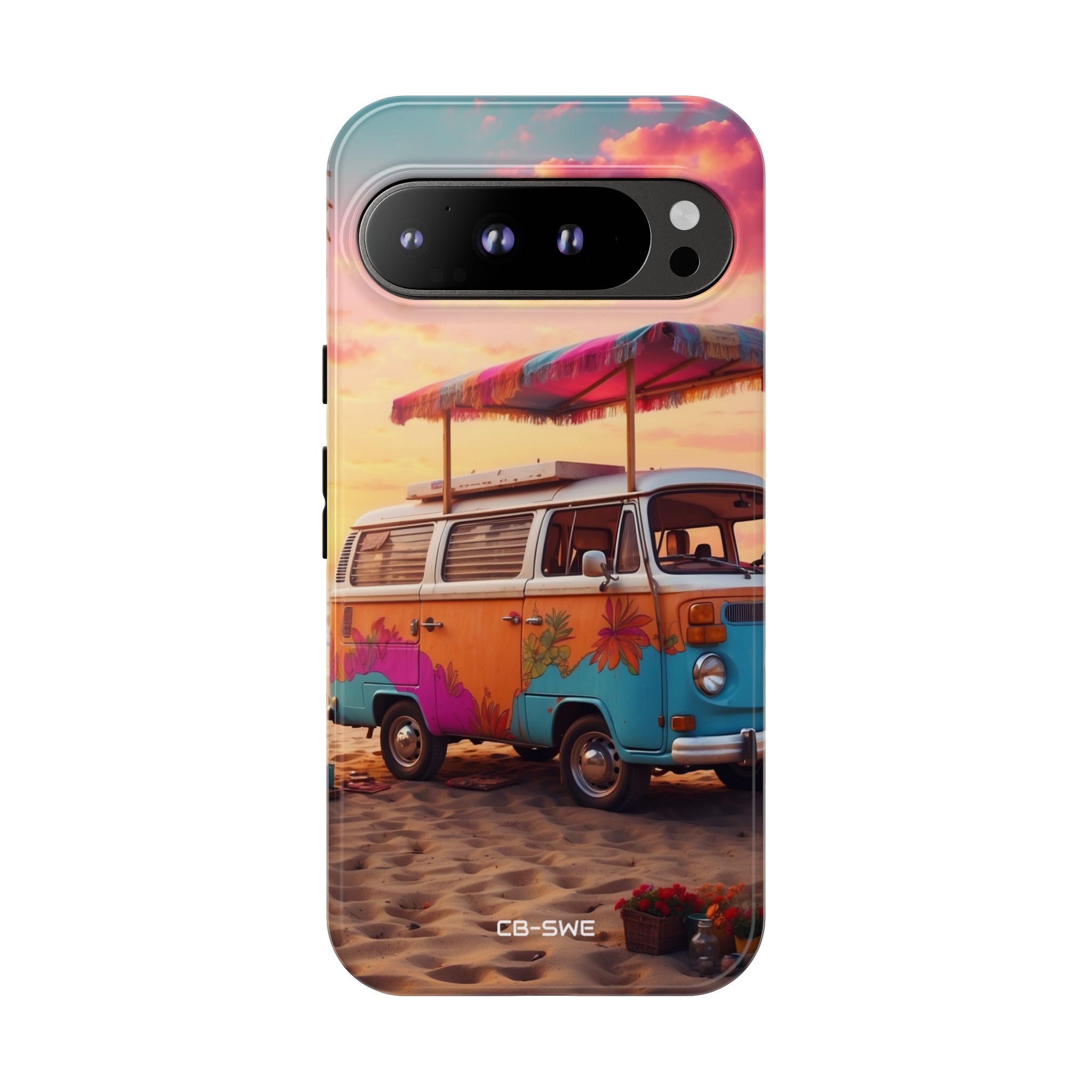 **Van Rests at Shore** - Google Pixel Case