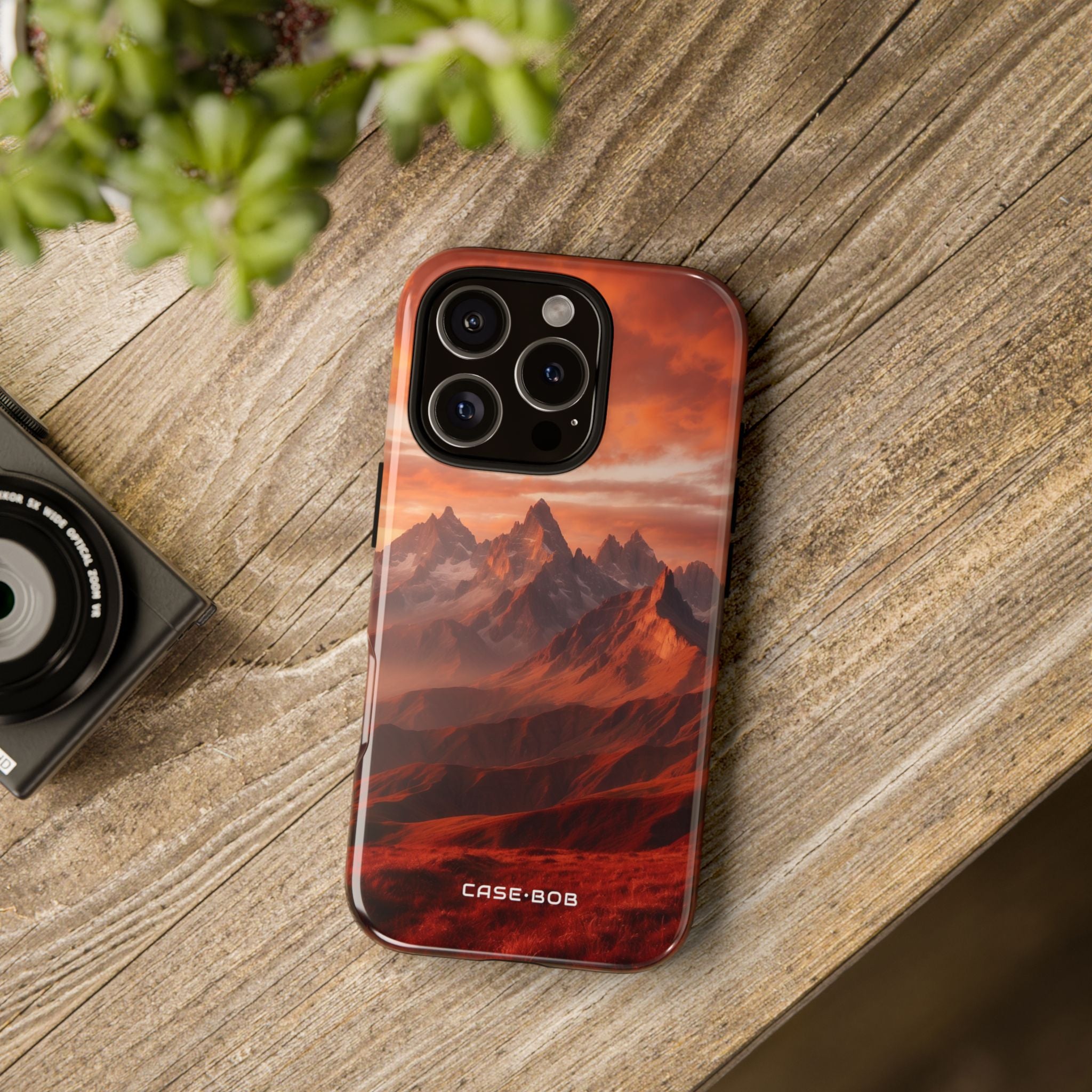 Fiery Peaks iPhone 16 Pro Case - Tough