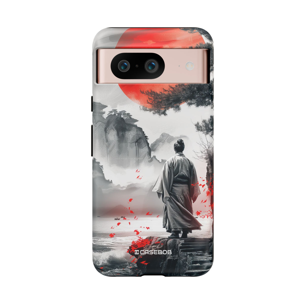 Serene Samurai Sunrise | Protective Phone Case for Google Pixel