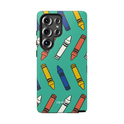 Crayons Dance Playfully - Samsung Case
