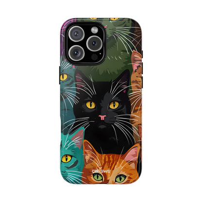 Colorful Cat Charisma - iPhone Case