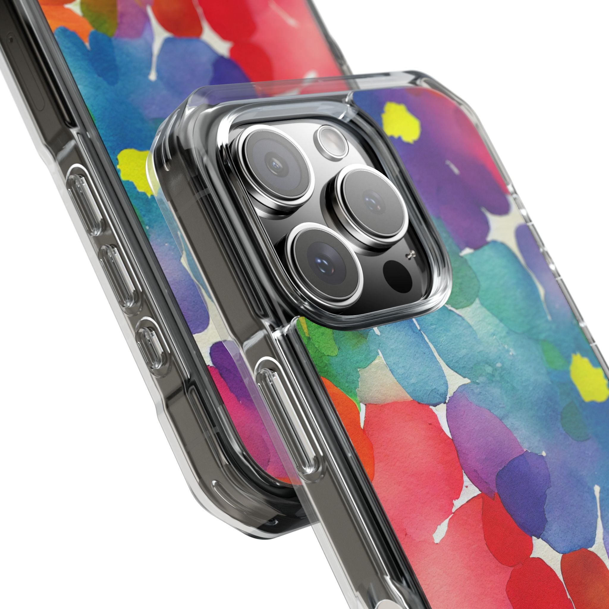 Fluid Color Petals iPhone Case - Impact