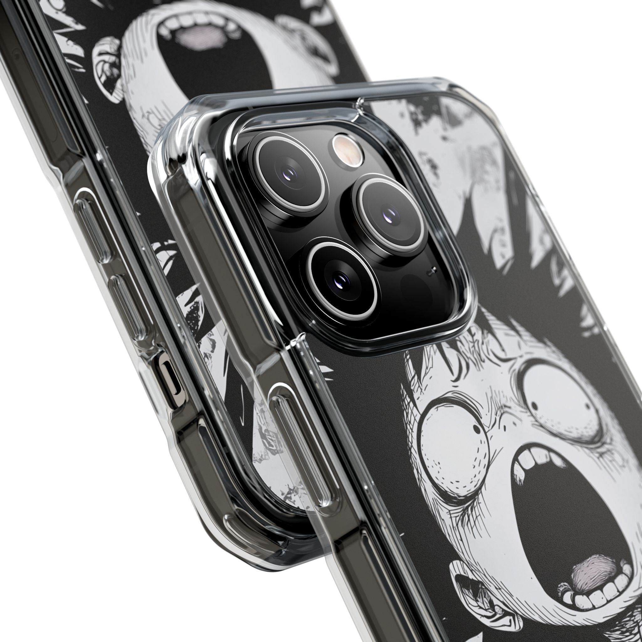 Screaming Stripes iPhone 14 Pro Case - Impact