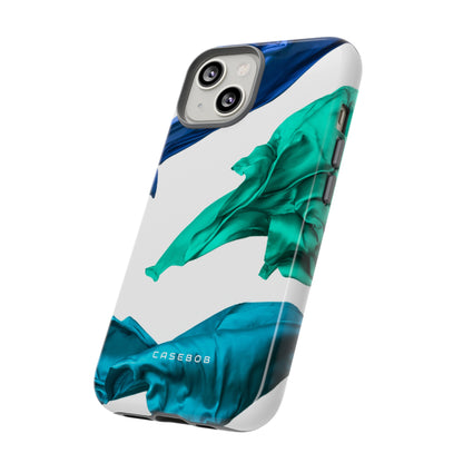 Blue Velvet Fabric - Protective Phone Case