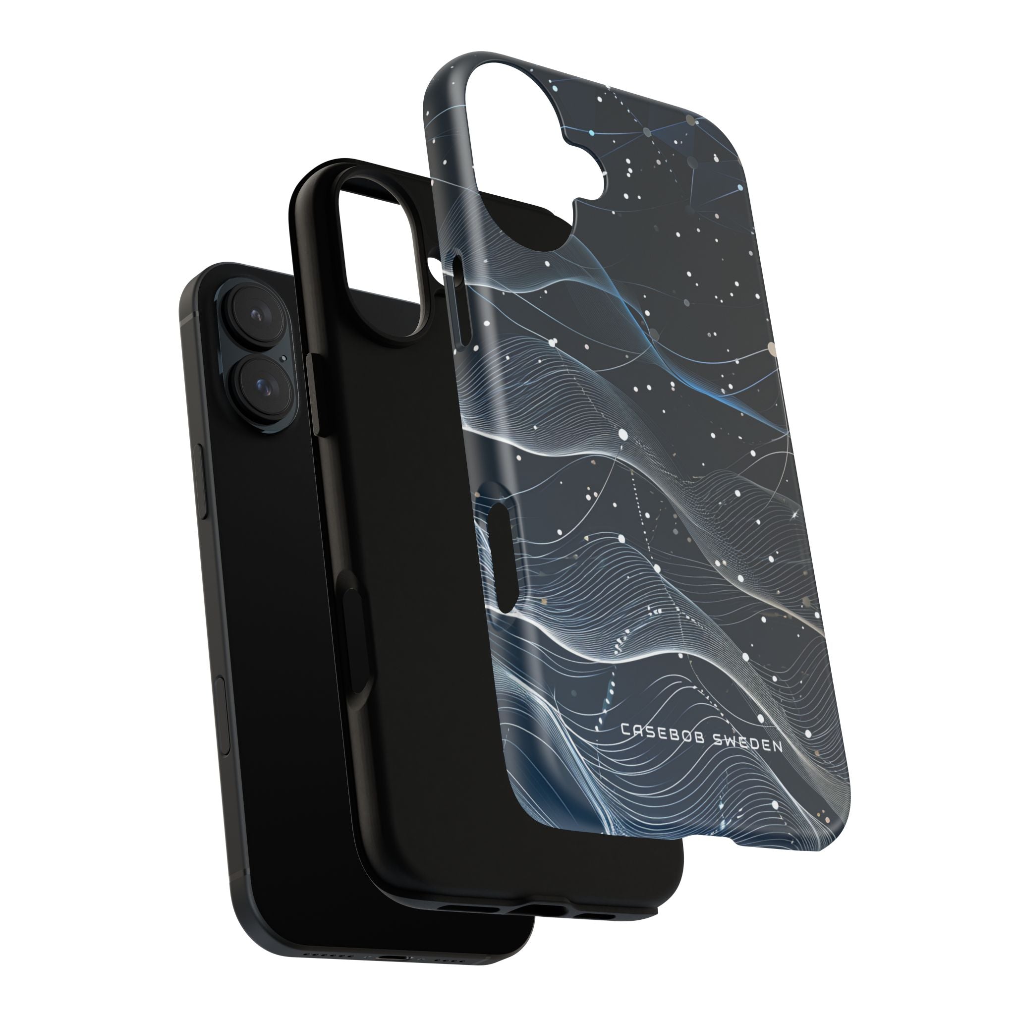 Gradient Neural Waves iPhone 16 - Tough Phone Case