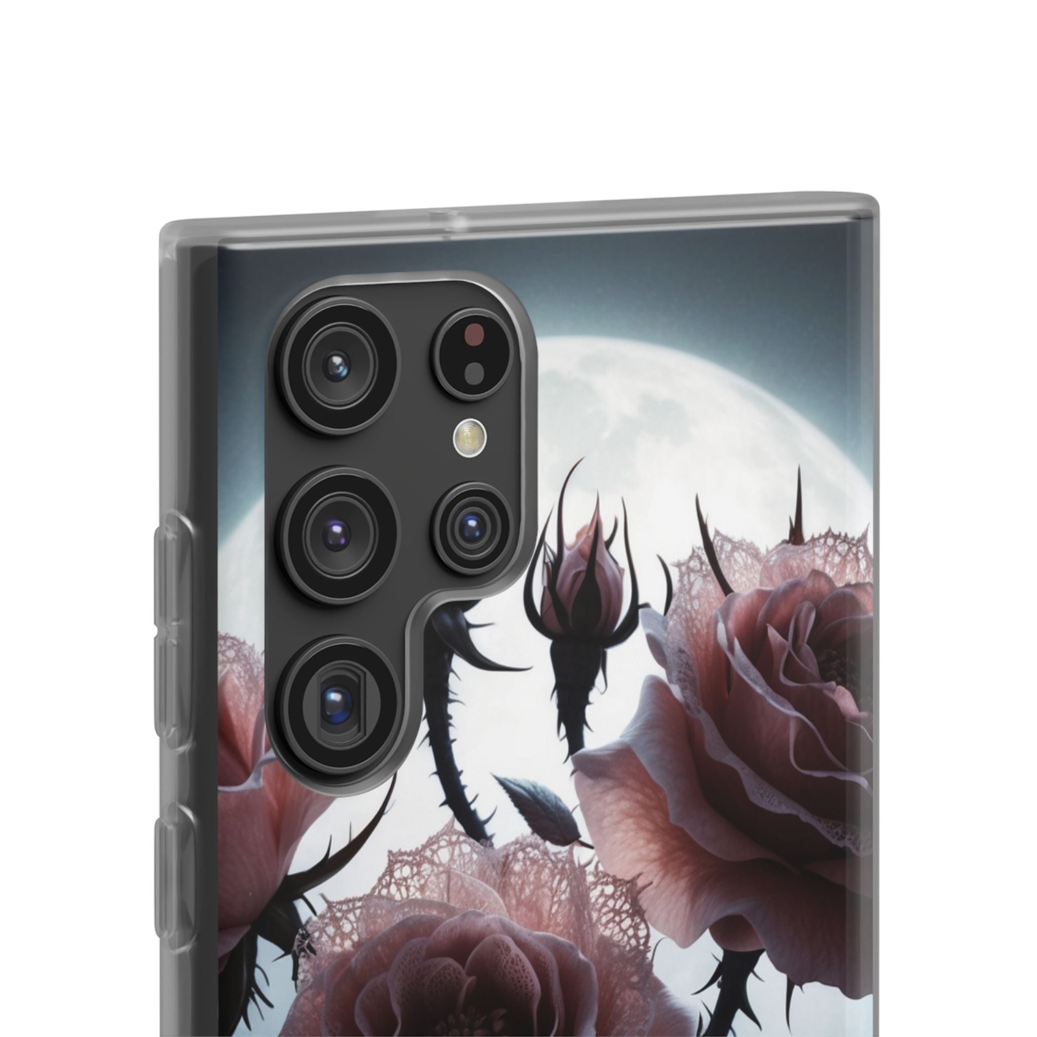 Luminous Rose Thorns Samsung S22 Ultra Case - Soft