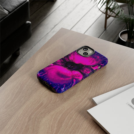 Deep Pink Ink Art iPhone Case (Protective) Phone Case