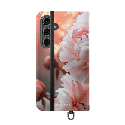 Peony Moonlight - Samsung S24 Plus Case - Wallet