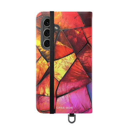 Crimson Shards - Samsung S24 Case - Wallet