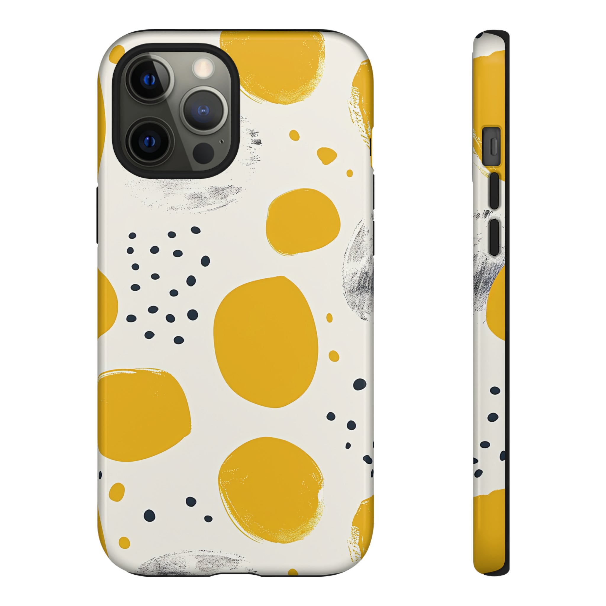 Dotted Yellow Simplicity - Protective Phone Case