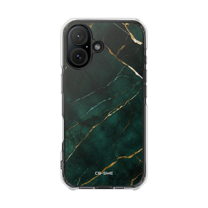 Emerald Veins Flow iPhone Case - Impact