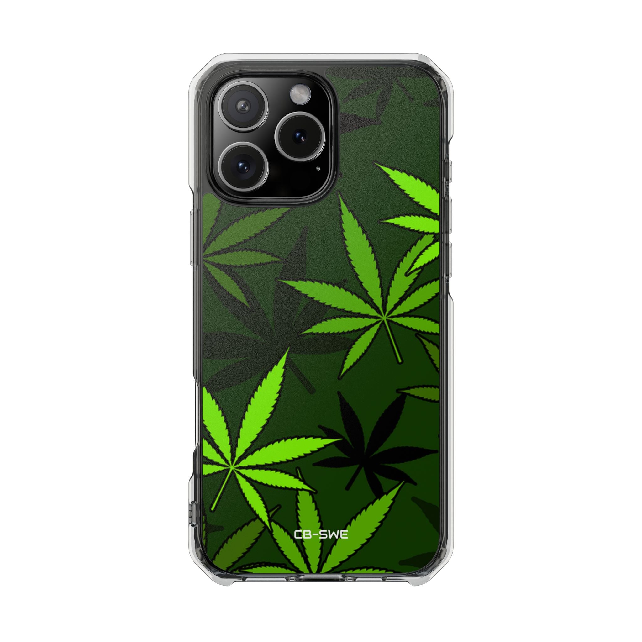 Green Leaf Symmetry iPhone Case - Impact