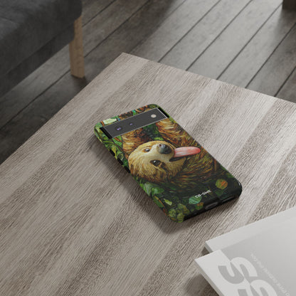 Sloth Hangs Playfully - Google Pixel Case