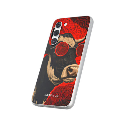 Hypnotic Cow Samsung S23 Plus Case - Soft