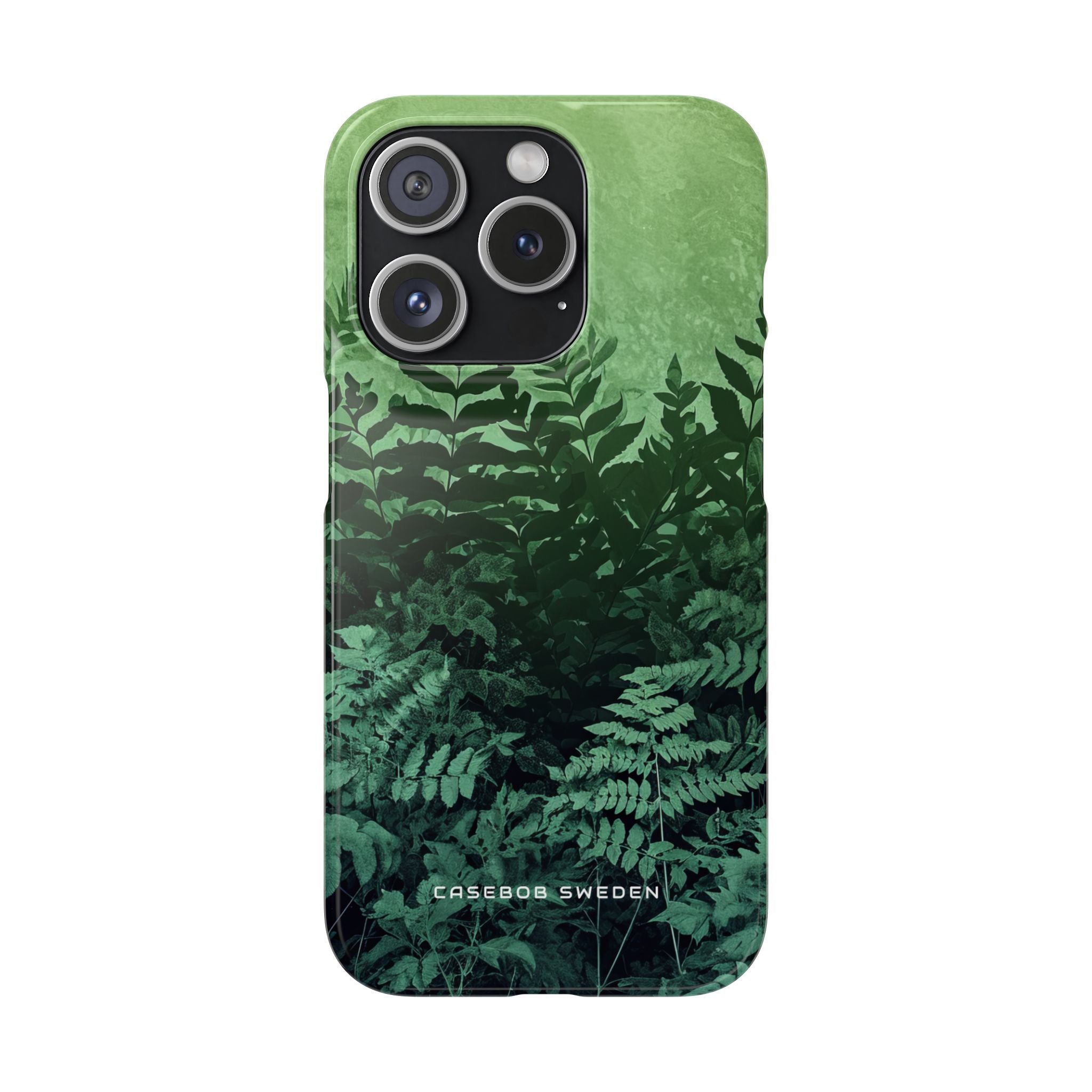 Gradient Fernscape Lush iPhone 15 - Slim Phone Case