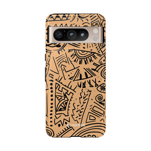 Mystic Tribal Geometry | Protective Phone Case for Google Pixel