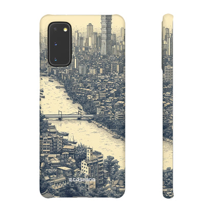 Nostalgic Metropolis | Slim Phone Case for Samsung